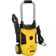 Outsunny 1800W 150-Bar Pressure Washer, with Adjustable Nozzle - Yellow - 1