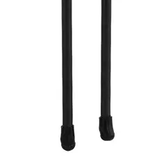 Outsunny Metal Decorative Outdoor Picket Fence Panels Set of 6, Black - 8