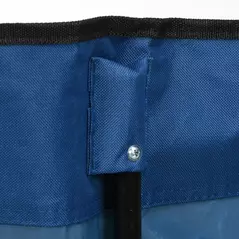 Outsunny 6 Seater Folding Camping Chair with Cup Holder & Carry Bag - Blue - 9