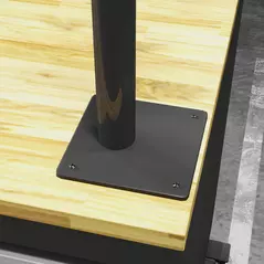 HOMCOM Bike Repair Stand, with Adjustable Clamp, Black - 9