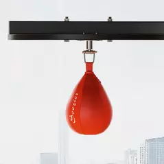 HOMCOM Adjustable Freestanding Speedbag, Punch Bag Hanger, Black - 8