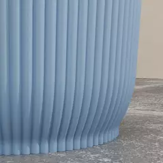 Outsunny Set of Two Ф22cm Planters - Blue - 9