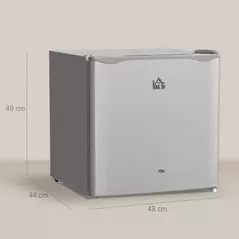 HOMCOM 46 Litre Lockable Countertop Fridge - Grey - 3