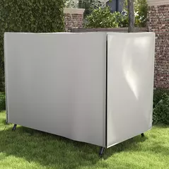 Outsunny 205 x 124cm Three-Seater Swing Chair Protective Cover Grey - 8