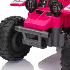 AIYAPLAY 6V Electric Quad Bike for Kids, Ride On ATV w/ Forward/Reverse, Headlights, for Ages 18-36 Months, Pink - 8