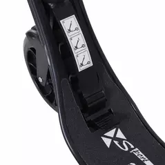 HOMCOM Folding Kick Scooter Hight-Adjustable Urban Scooter w/ Rear Brake, Double Shock Absorption System & 2 Big Wheels, For 14+ Teens Adult, Black - 9