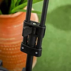 Outsunny 95L Folding Steel Frame Garden Trolley, with Handle - Multicolour - 9