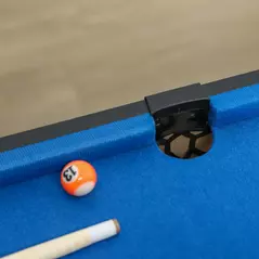 SPORTNOW 5-in-1 Multi Games Table, with Pool, Table Tennis, Basketball, Hockey, Archery, Blue - 9