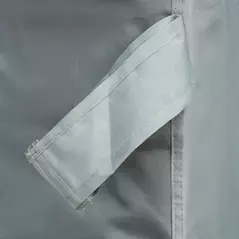 Outsunny 3.6 x 3(m) Outdoor Pergola with Retractable Roof and Curtains, Garden Gazebo Canopy Sun Shade Shelter with Aluminum Frame, Dark Grey - 8