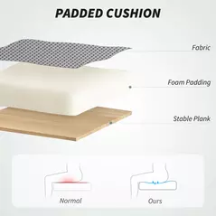 HOMCOM Draughtsman Chair, Mesh Drafting Chair, Ergonomic Office Chair with Lumbar Support, Adjustable Foot Ring, Grey - 7