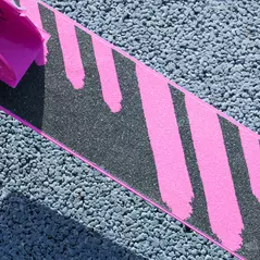 AIYAPLAY Scooter for Kids Aged 3-8 Years, with Adjustable Handle, Two Light Up Wheels, Handbrake, Rear Brake, Pink - 9