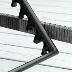 Outsunny Rattan Sun Lounger, 5-Level Adjustable Garden Lounger Recliner with Cushion and Headrest, Outdoor Reclining Sunbed, Steel Frame Garden Chair for Patio, Beach, Terrace, Dark Grey - 9