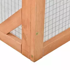 PawHut Guinea Pigs Hutches Off-ground Small Animal Guinea Pig House 125.5 x 100 x 49cm - 8