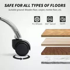 HOMCOM Draughtsman Chair, Mesh Drafting Chair, Ergonomic Office Chair with Lumbar Support, Adjustable Foot Ring, Grey - 8