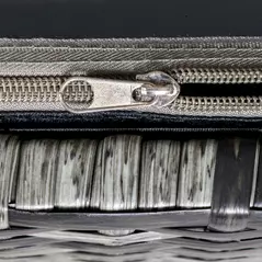 Outsunny 130 L Rattan Garden Storage Box, with Seat - Mixed Grey - 8