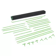 Outsunny Grow Tent Reflective Mylar Hydroponic with Adjustable Vents and Floor Tray for Indoor Plant Growing, 120 x 60 x 150 cm (47" x 23.5" W x 59") - 8