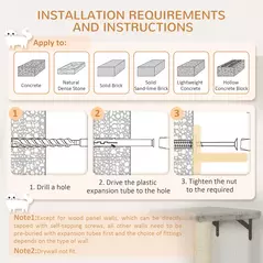 PawHut 6-Piece Cat Wall Shelves Set with Condo, Cat Wall Furniture with Platforms, Sisal Scratching Post, Bed, Toy Ball, Grey - 8