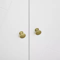 HOMCOM Storage Cabinet Slim Sideboard with Golden Hairpin Legs Adjustable Shelves for Living Room Dining Room Hallway White - 9