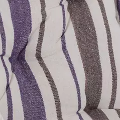 Outsunny Outdoor Hanging Rope Chair with Soft Padded Seat & Backrest, Garden Hammock Chair with Wooden Support Bar Cotton Cloth, Portable Garden Chair for Patio & Tree, Brown - 8