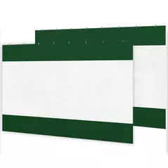 Outsunny Set of Two 3 x 2m Replacement Pergola Panels - Green - 1