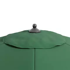 Outsunny 2.8m Garden Parasol Umbrella, Round Outdoor Market Table Umbrella Sun Shade Canopy, Green - 7
