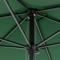 Outsunny 2.8m Garden Parasol Umbrella, Round Outdoor Market Table Umbrella Sun Shade Canopy, Green - 8
