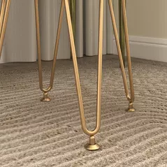 HOMCOM 5L Velvet-Feel Storage Ottoman - Light Pink - 7