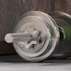 SPORTNOW 20kg 2-in-1 Barbell and Dumbbell Set, with Non-Slip Handle, for Weight Lifting, Training Home Gym - 8