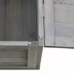 PawHut Tortoise House, Small Reptile Wooden House, with Mesh Roofs, Side Panels, for Turtles, Lizards, Geckos and Snakes - 9