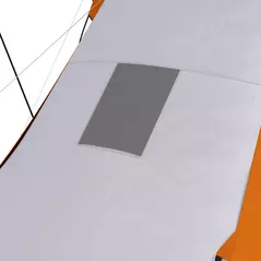 Outsunny Large Camping Tent Tunnel Tent with 2 Bedroom and Living Area, 2000mm Waterproof, Portable with Bag for 4-6 Man, Orange - 9