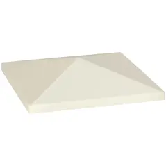 Outsunny 3 x 3(m) Gazebo Frame Replacement - Cream - 1