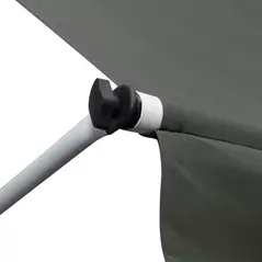 Outsunny 3x1.5m  Adjustable Outdoor Aluminium Frame Awning Grey - 9