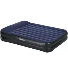 Outsunny King-Size Air Bed, with Built-in Electric Pump and Carry Bag - 1