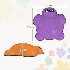 AIYAPLAY 6-Piece Balance Stepping Stones with Non-Slip Edge, Indoor Outdoor Obstacle Courses for Ages 3-8 Years, Multicoloured - 3