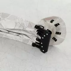 Outsunny Hanging Egg Chair Outdoor Indoor Garden Swing Chair with Folding Basket, Garden Hanging Chair with Stand, Thickened Cushion, Cup Holder for Patio, Balcony, Sand Brown - 9