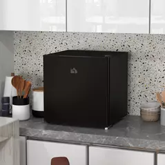 HOMCOM 35L Mini Freezer, -24℃ to -14℃ Temperature - Black - 2