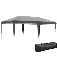 Outsunny 6 x 3 m Pop-Up Steel Frame Gazebo Grey - 1