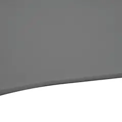 Outsunny 2.5M Garden Cantilever Parasol, Offset Roma Patio Umbrella Hanging Sun Shade Canopy Shelter with 360° Rotation and Cross Base, Dark Grey - 9