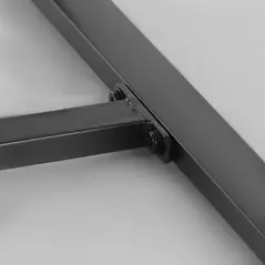 Outsunny 2 Seater Rattan Coffee Set-Black - 8