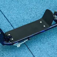 AIYAPLAY Kids Scooter with Adjustable Handlebar, Children's Kick Scooter with Non-slip Footplate, Rear Brake, Kickstand, Blue - 8