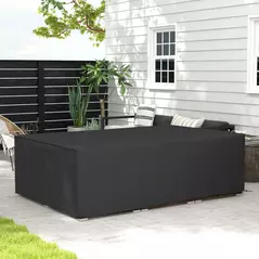 Outsunny 155 x 222cm Waterproof Furniture Cover - Black - 2
