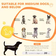 PawHut Dog Crate Furniture with Anti-Chew Resistant Mesh, Anti-Escape Single Door, for Medium Dogs, 80 x 55 x 72 cm - 8