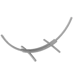 Outsunny 3.25m Wooden Hammock Stand Universal Fit Garden Picnic Camp Accessories, Grey - 1