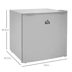 HOMCOM 35L Mini Freezer, -24℃ to -14℃ Temperature - Grey - 3