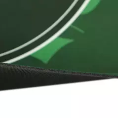 SPORTNOW Professional Poker Mat, Six-Player Water-resistant Poker Table with Felt Surface, Carry Bag, Green - 9
