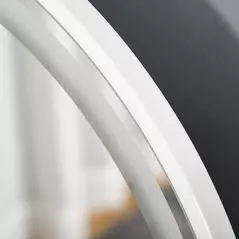 HOMCOM Dressing Table Set with Mirror, Built-in 3 Color LED Light, Vanity Makeup Table with 4 Drawers and Cushioned Stool for Bedroom, White - 8