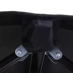 Outsunny Double Camping Cot Bed, with Bag - Black - 7