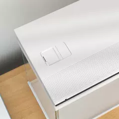 PawHut 14L Glass Fish Tank With Filter System, LED Lights, Water Pump, White - 8