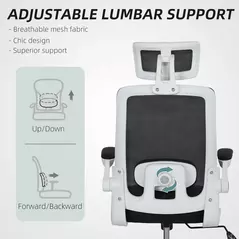 HOMCOM Multi-Adjust Office Chair - Black - 5