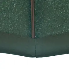 Outsunny 2.5m Shanghai Garden Parasol Umbrella with Crank & Tilt, Adjustable Outdoor Sun Shade, Green - 9